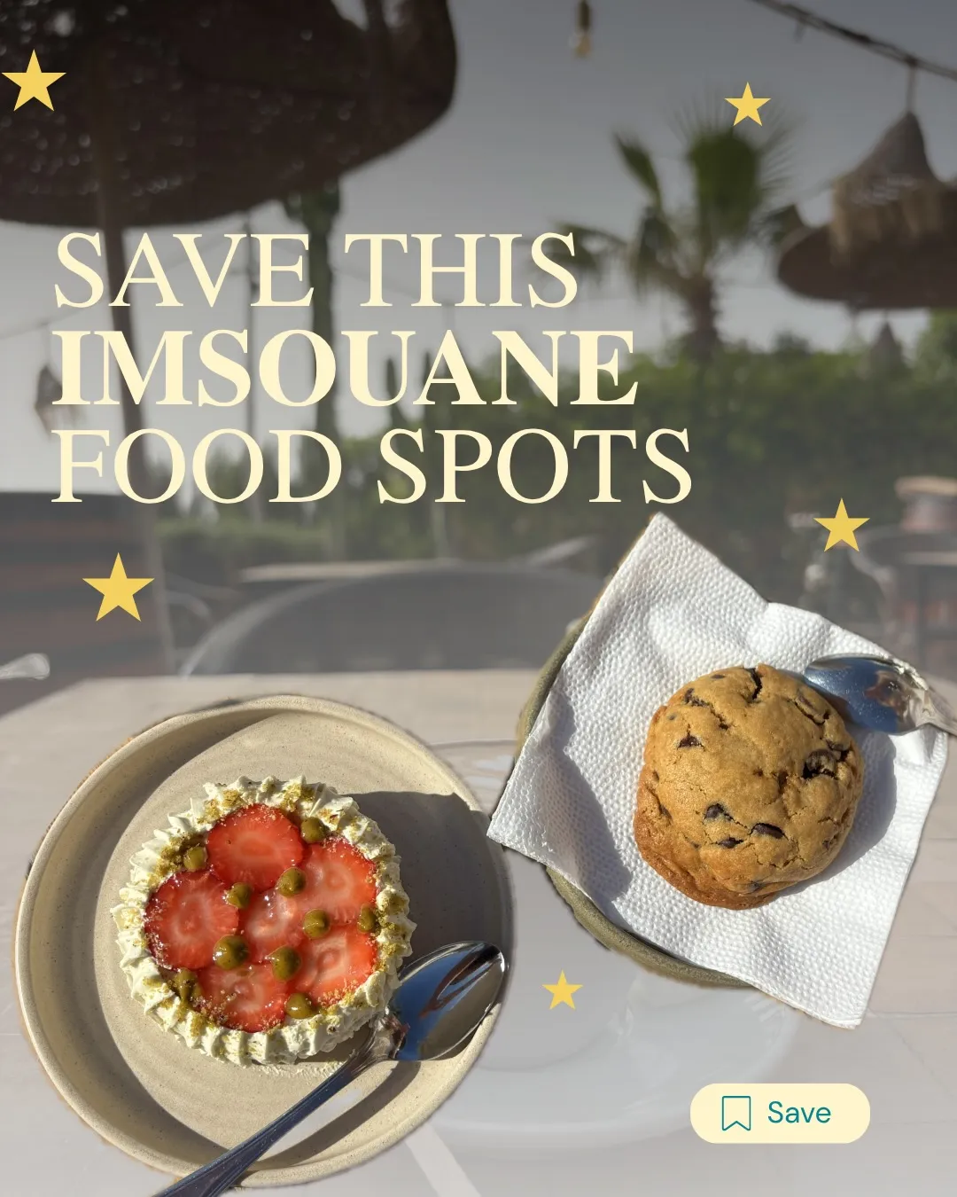 Food in Imsouane Morocco — brunch with a view
